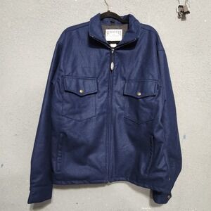 Schaefer Outfitter Men'saustin jacket Navy Blue Ranchwear Jacket Size XL